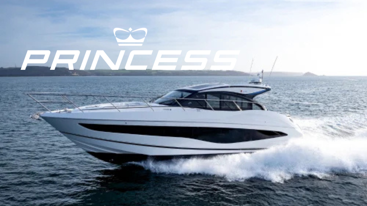 2025 Princess V50 underway